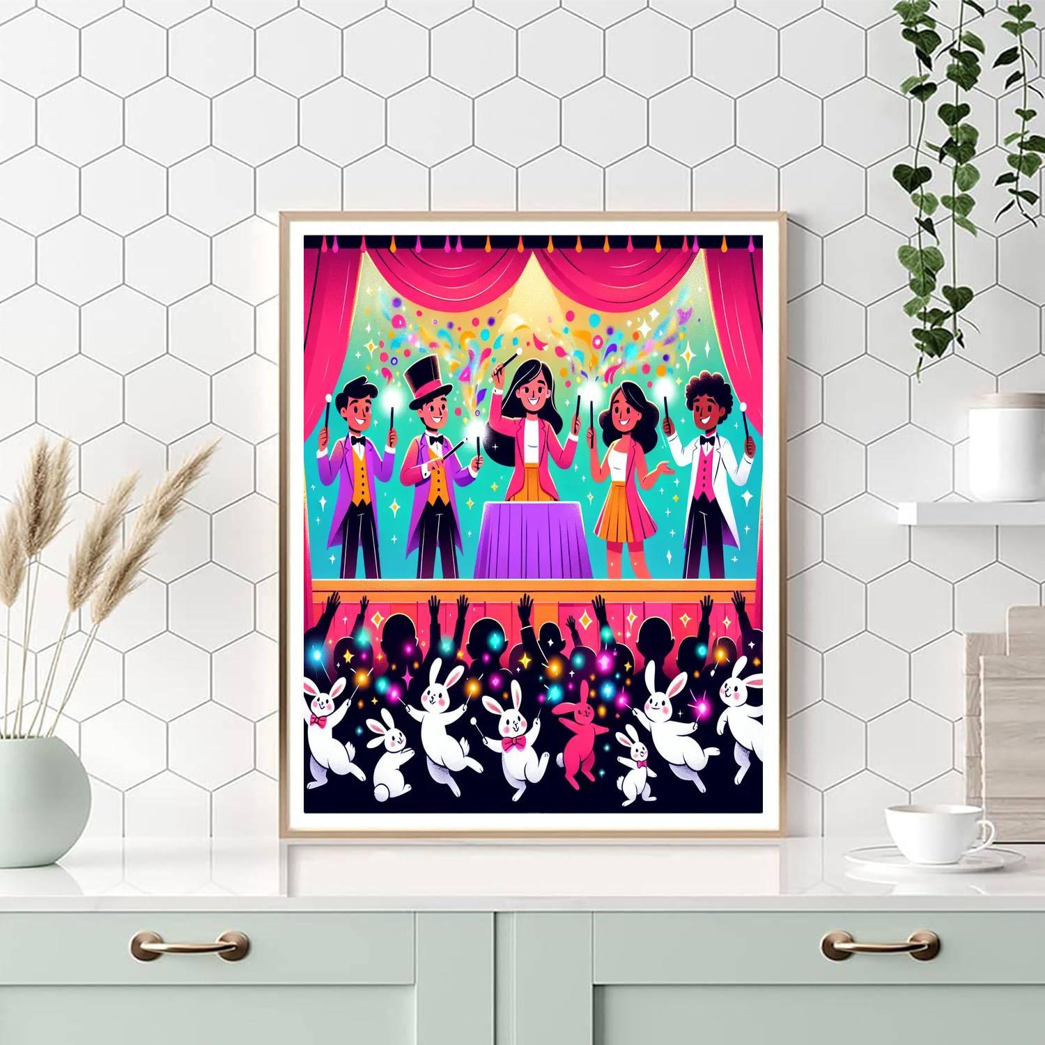 Magic Show Extravaganza Paint By Numbers