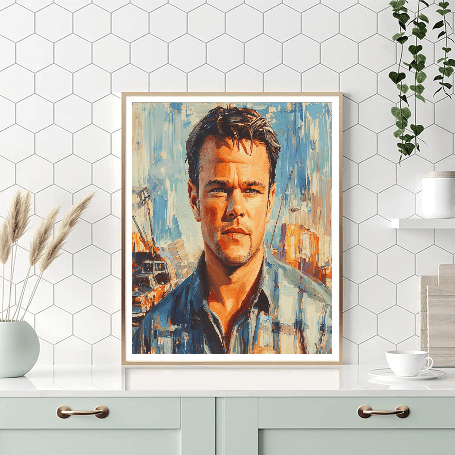 Matt Damon: The Versatile Journey Of A Hollywood Icon Painting By Numbers Kit
