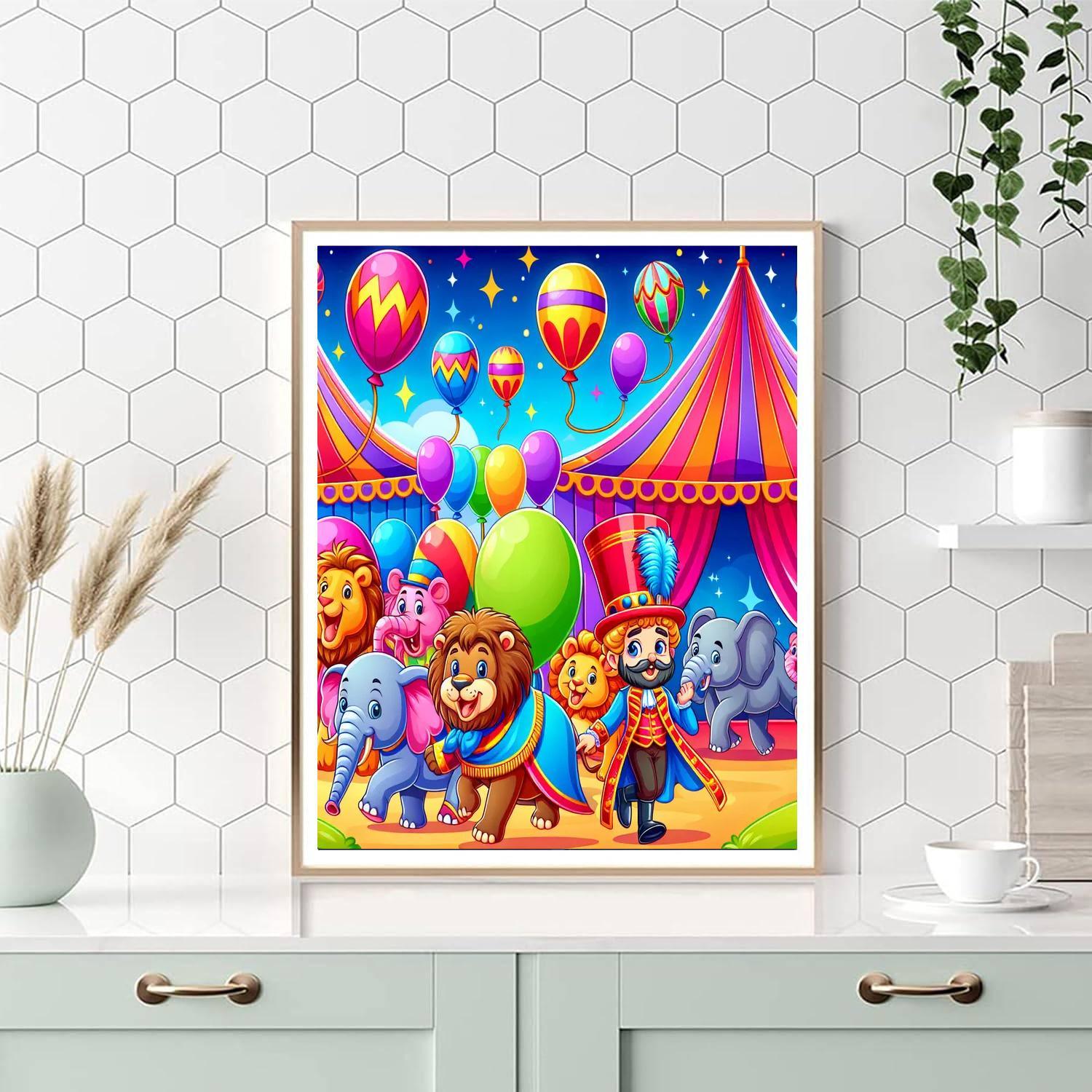 Fairytale Animal Circus Paint By Numbers Kits
