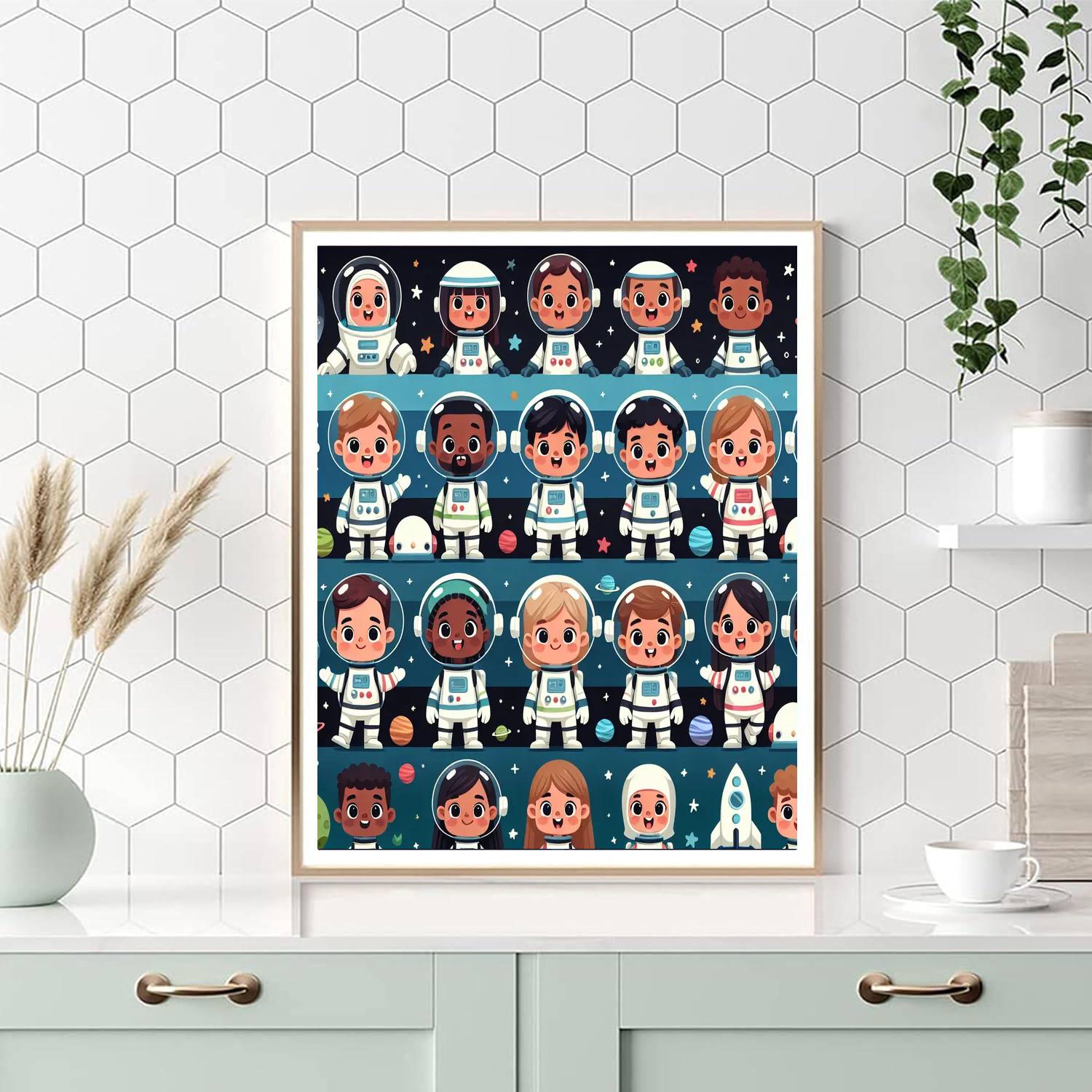Galactic Adventurers Paint By Color