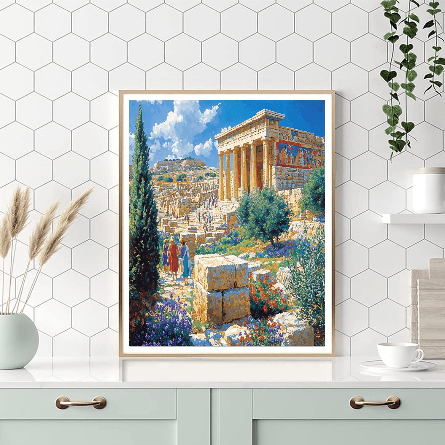 Palace Of Knossos - Crete Paint By Numbers Kits