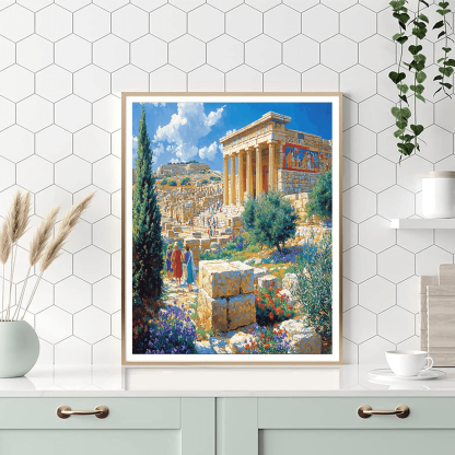 Palace Of Knossos - Crete Paint By Numbers Kits