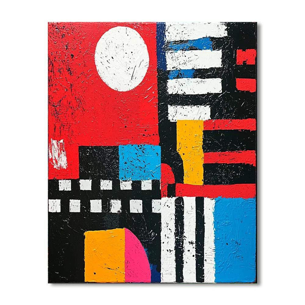 Jean-Michel Basquiat Inspired Rhythm Of The Urban Jungle  Painting By Numbers Kit