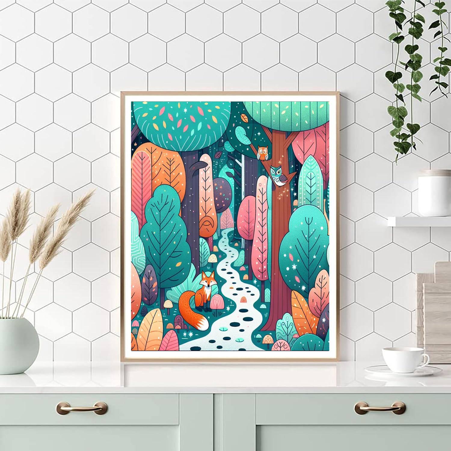 Mystery Of The Forest Paint By Numbers Kits