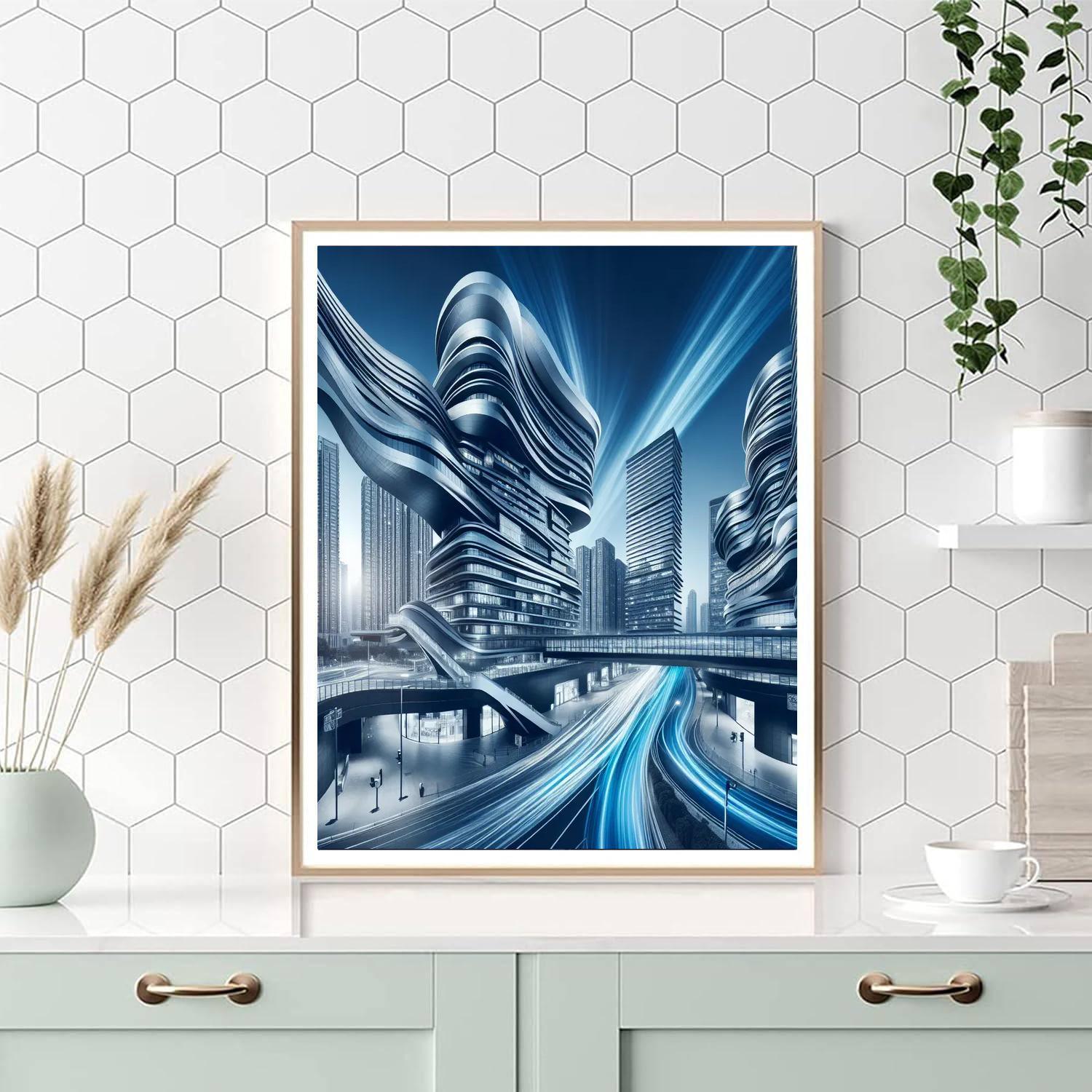 Modern Urban Oasis Numbered Painting Kits