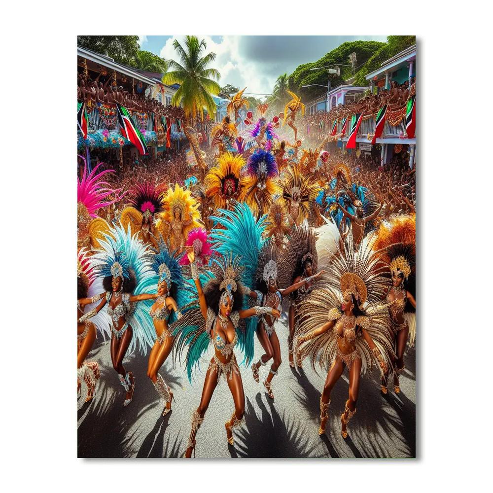 Karnival Dancer Paint By Numbers Art