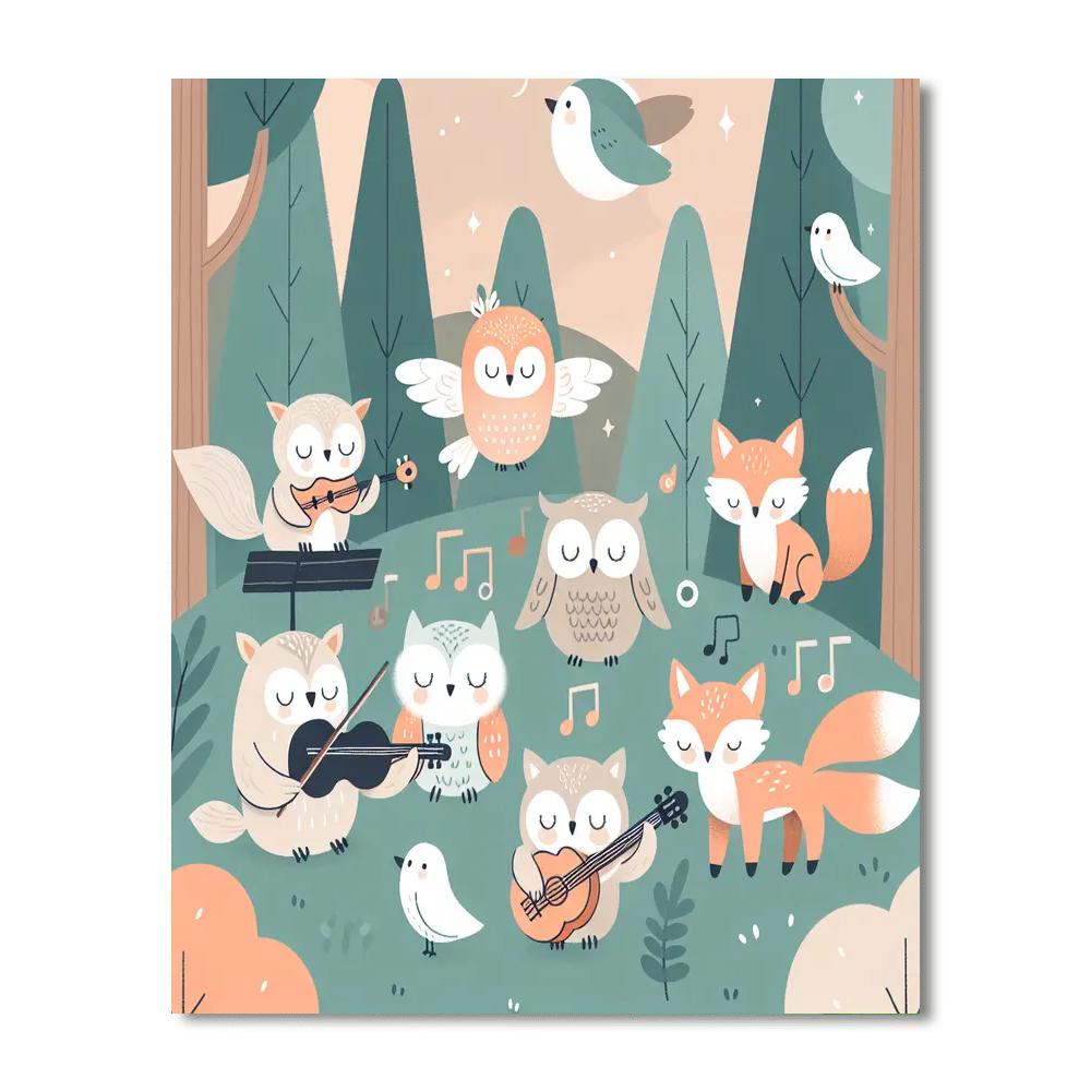 Magical Woodland Serenade Painting By Numbers Kit