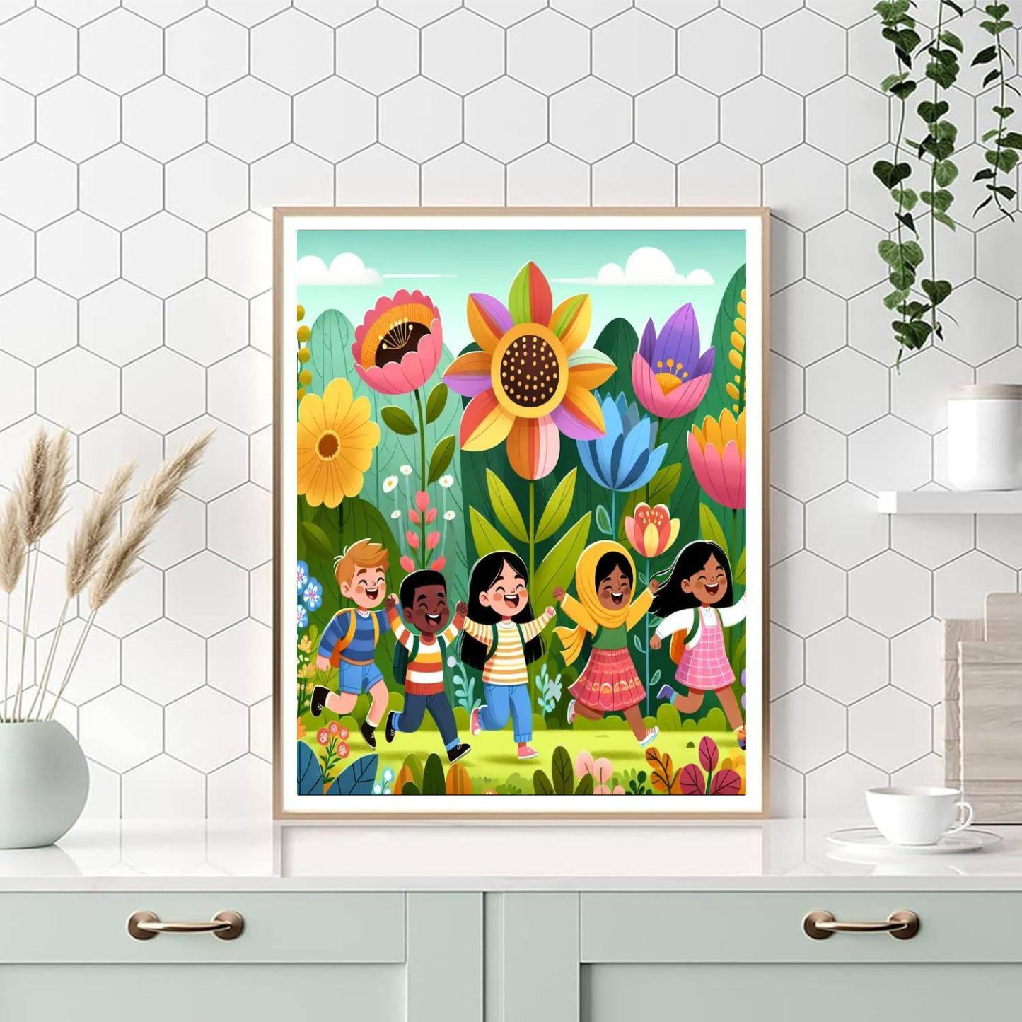 Flower Power Adventure Paint By Number