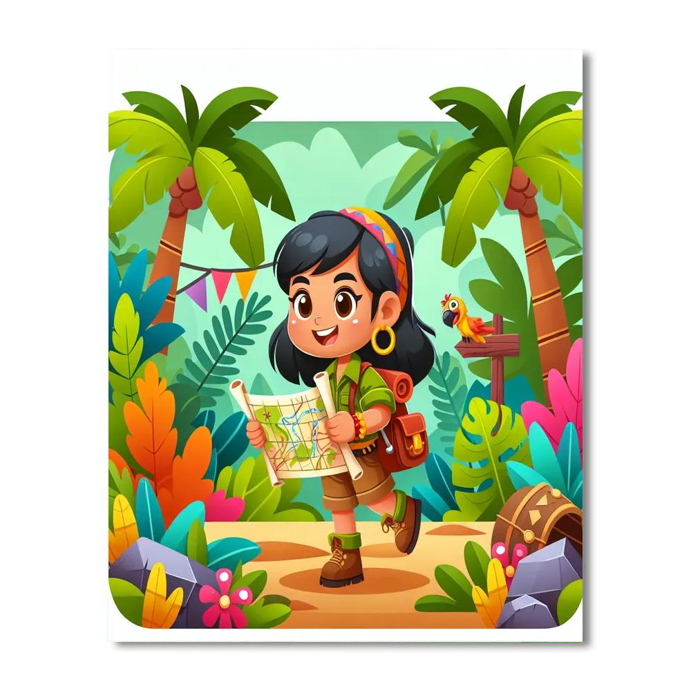 Brave Little Explorer Numbered Painting Kits
