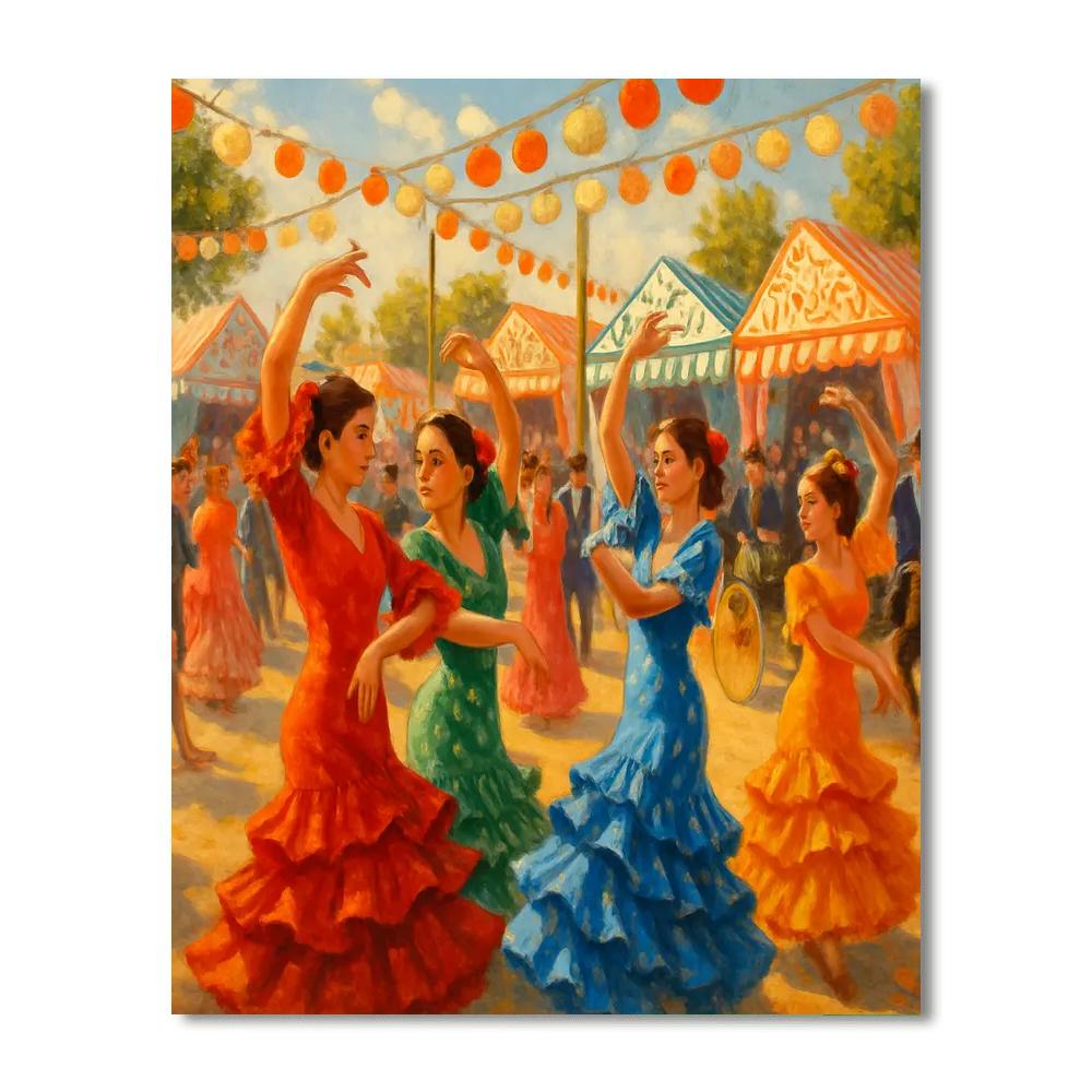 Sevilla Fair DIY Paint By Numbers