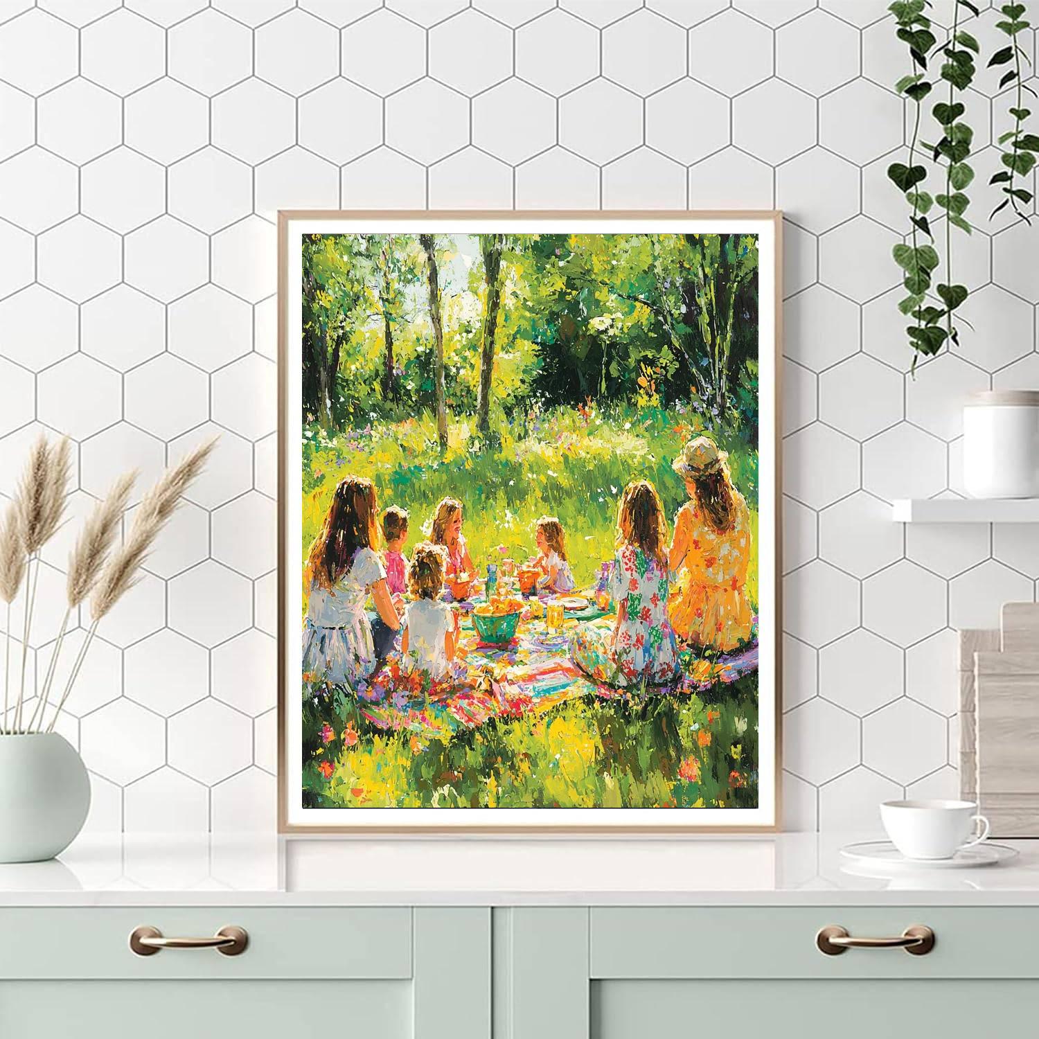 Circle Of Cherished Moments Paint By Numbers Kits