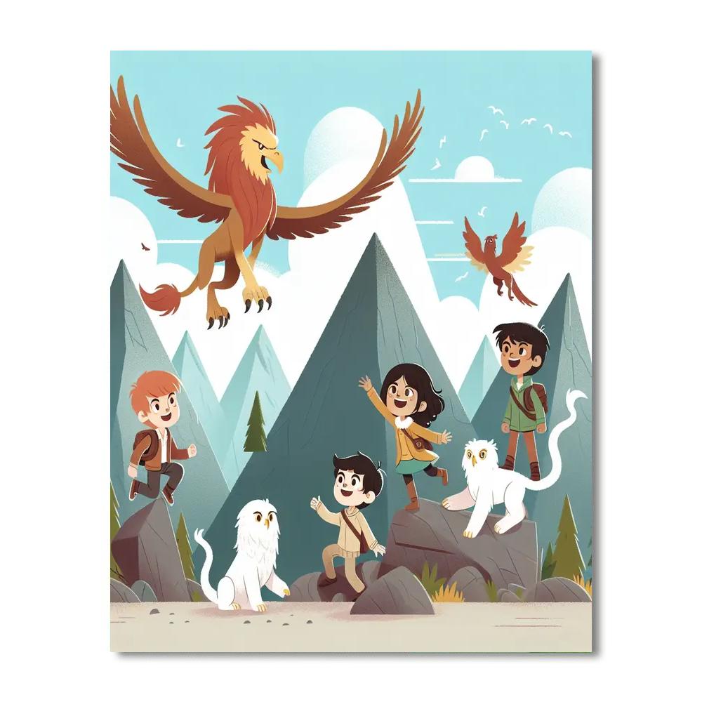 Mountain Magic Paint By Color