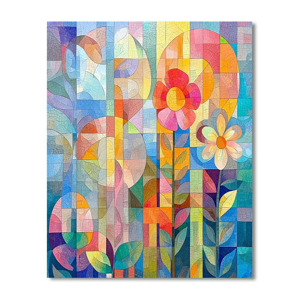 Frida Kahlo Inspired Fragments Of Reflection  Paint By Numbers Art