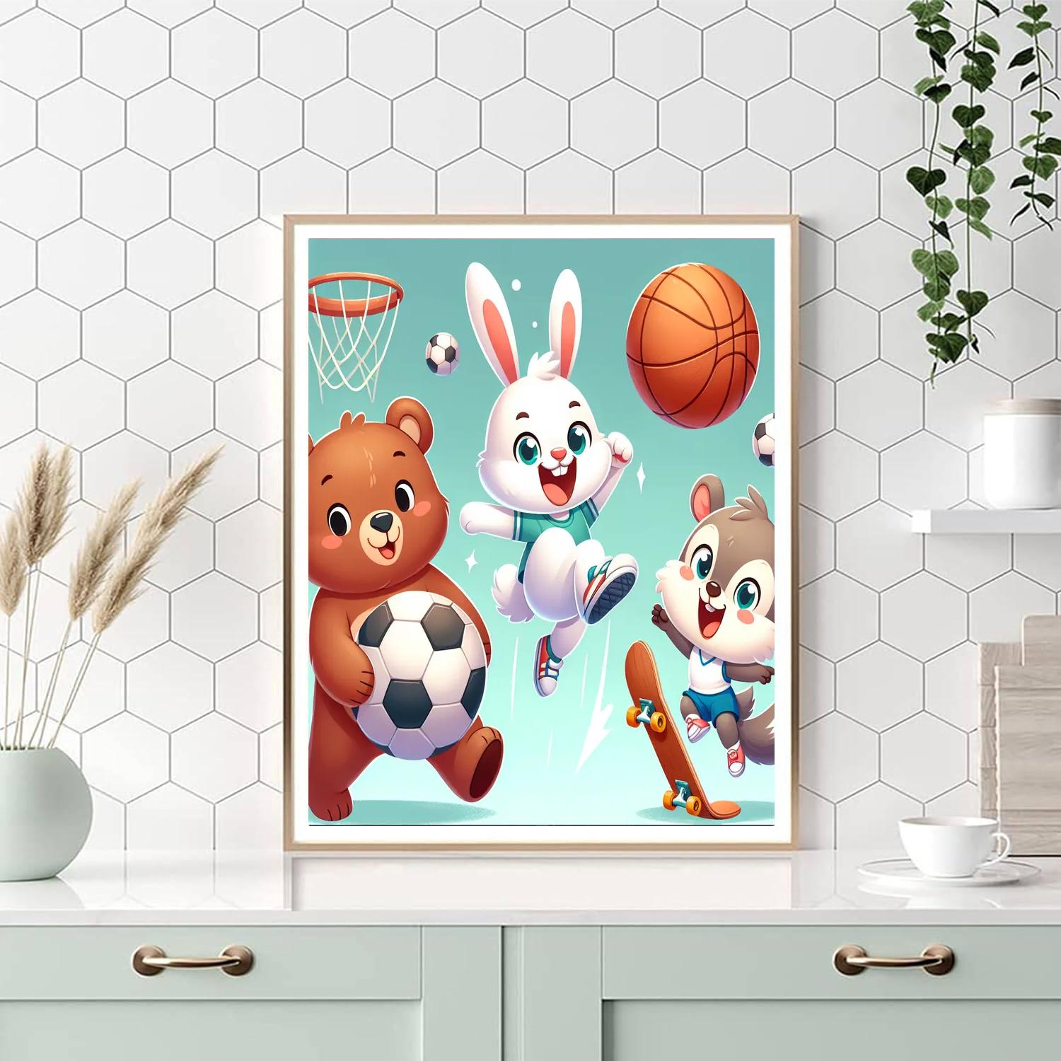 Fun Sports Adventure Paint By Number
