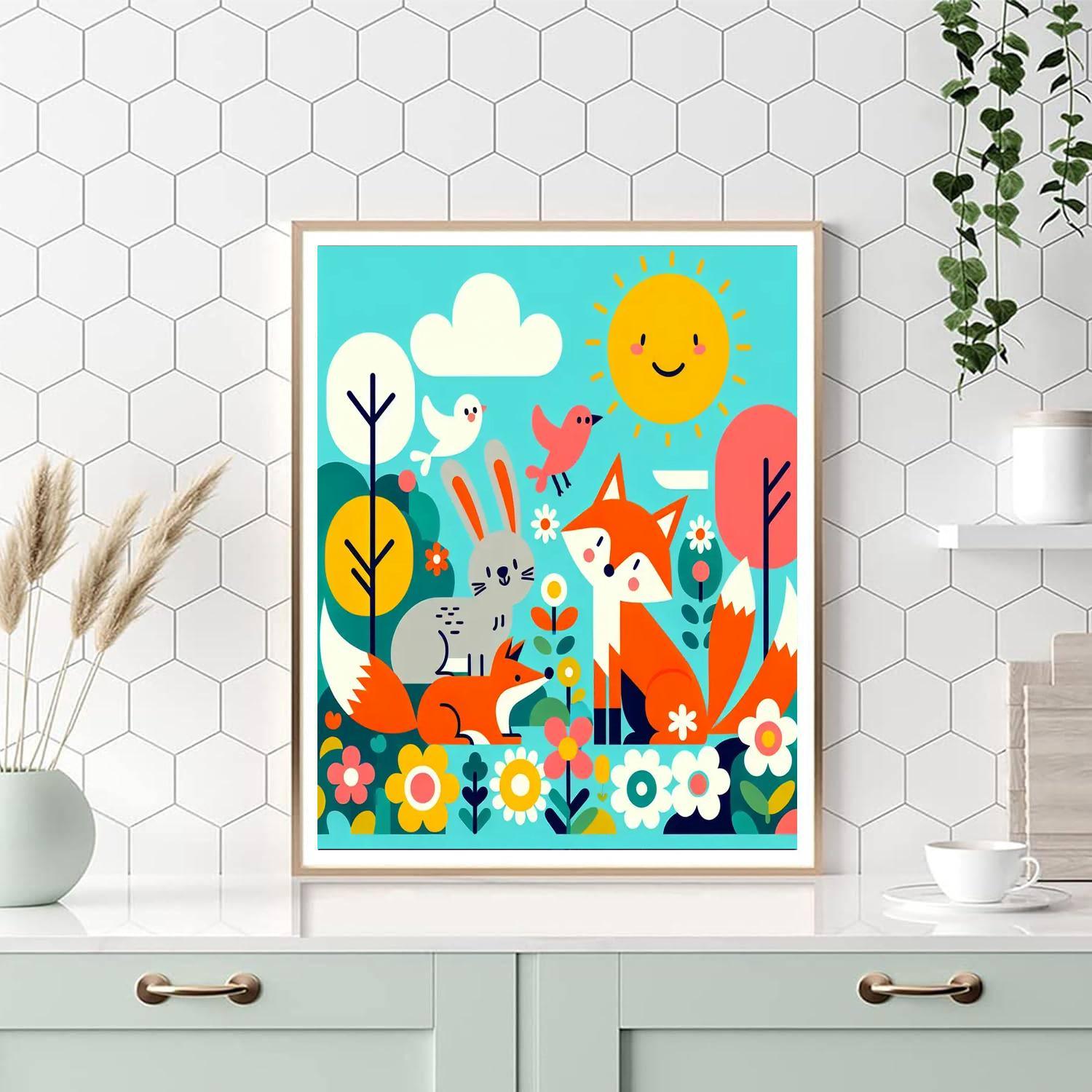 Garden Of Friendship Paint By Number