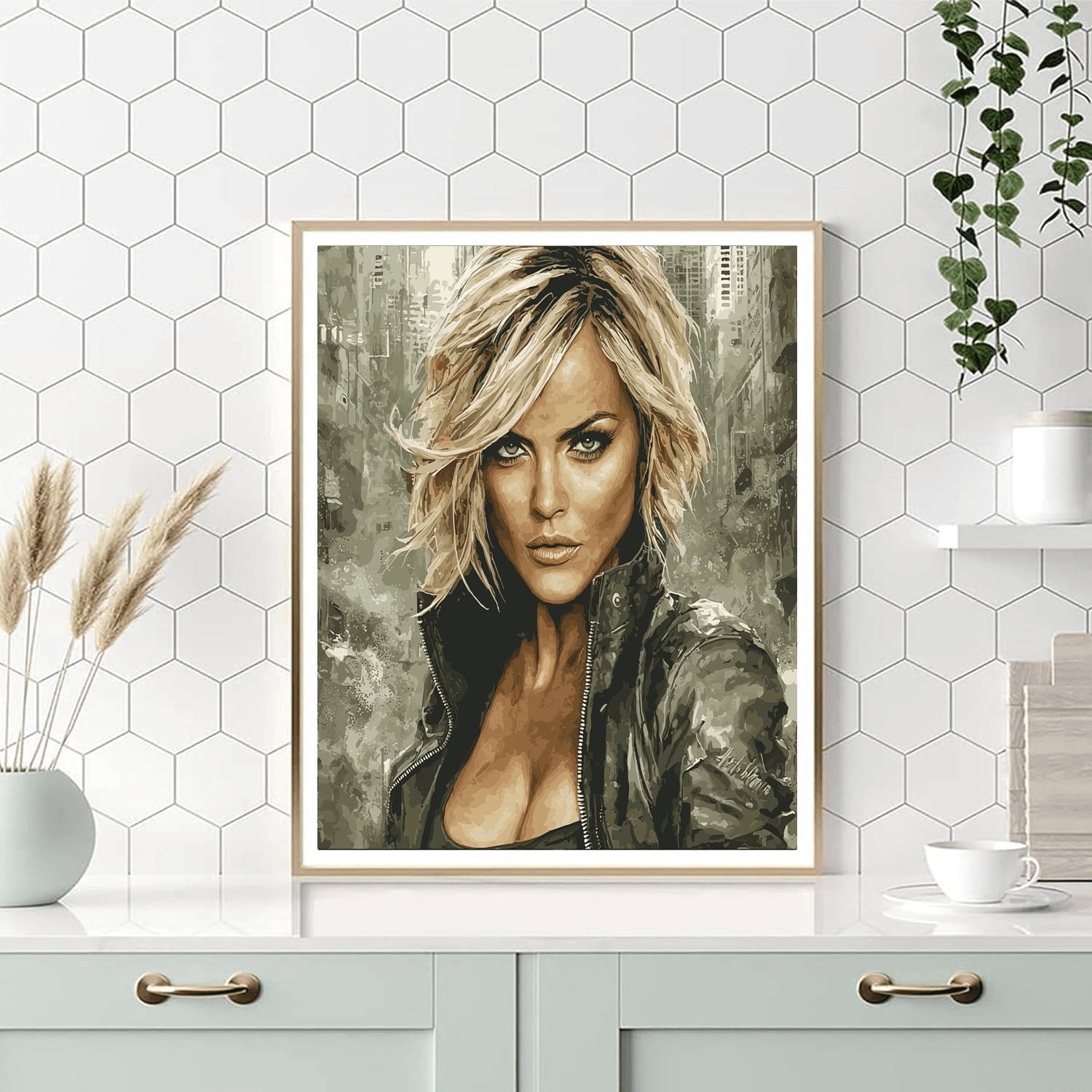 Charlize Theron: The Unstoppable Force Of Versatility Painting By Numbers Kit