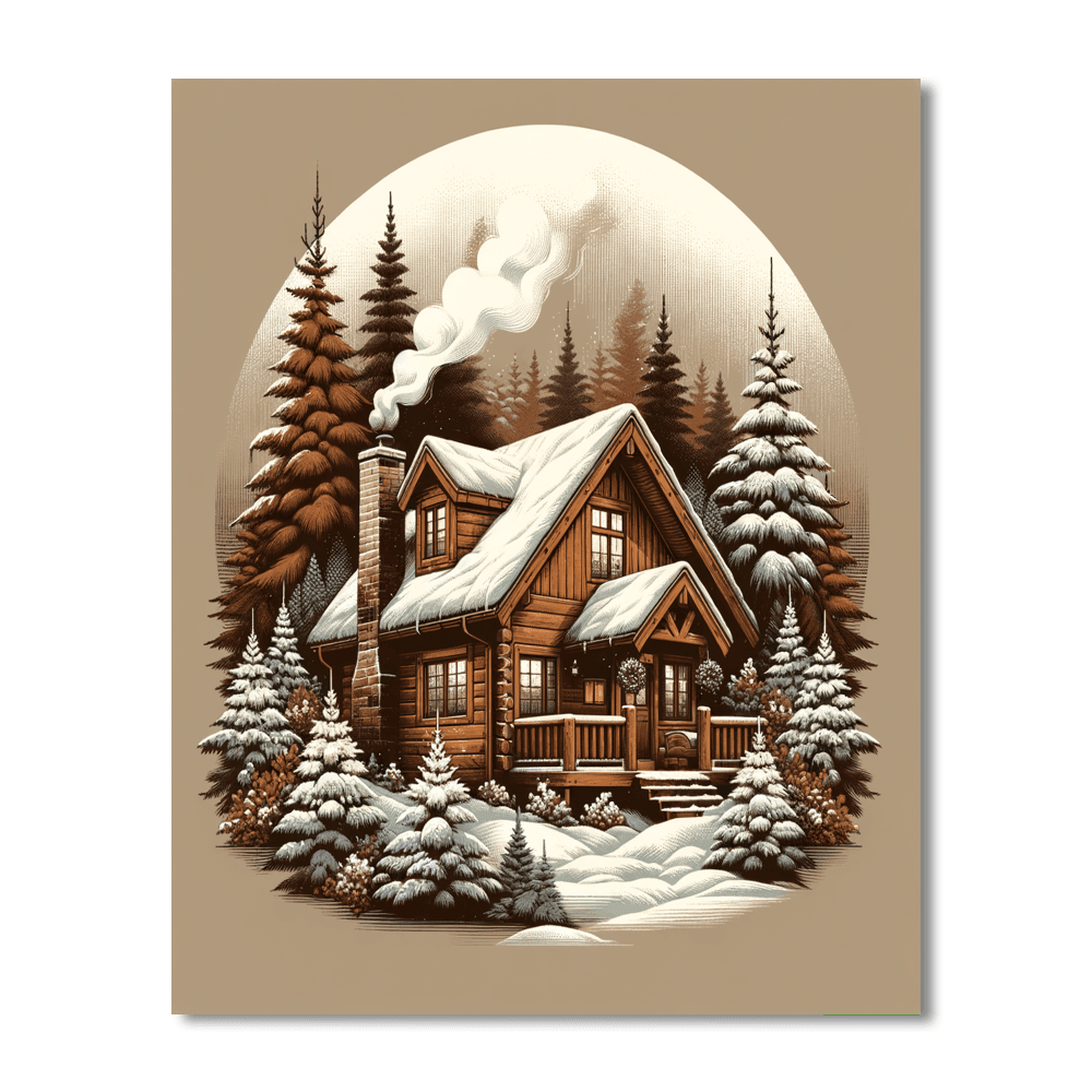 Rustic Cabin Retreat Paint By Color