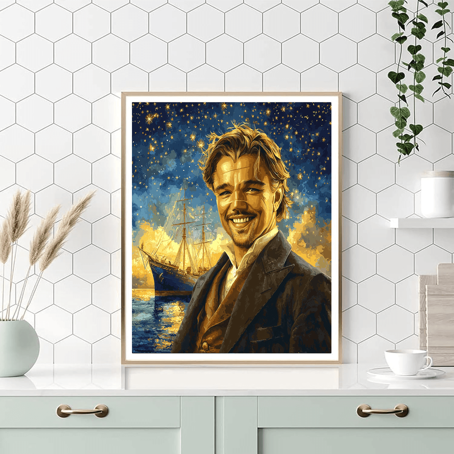 Leonardo Dicaprio: Champion Of Change Beyond Titanic Numbered Painting Kits