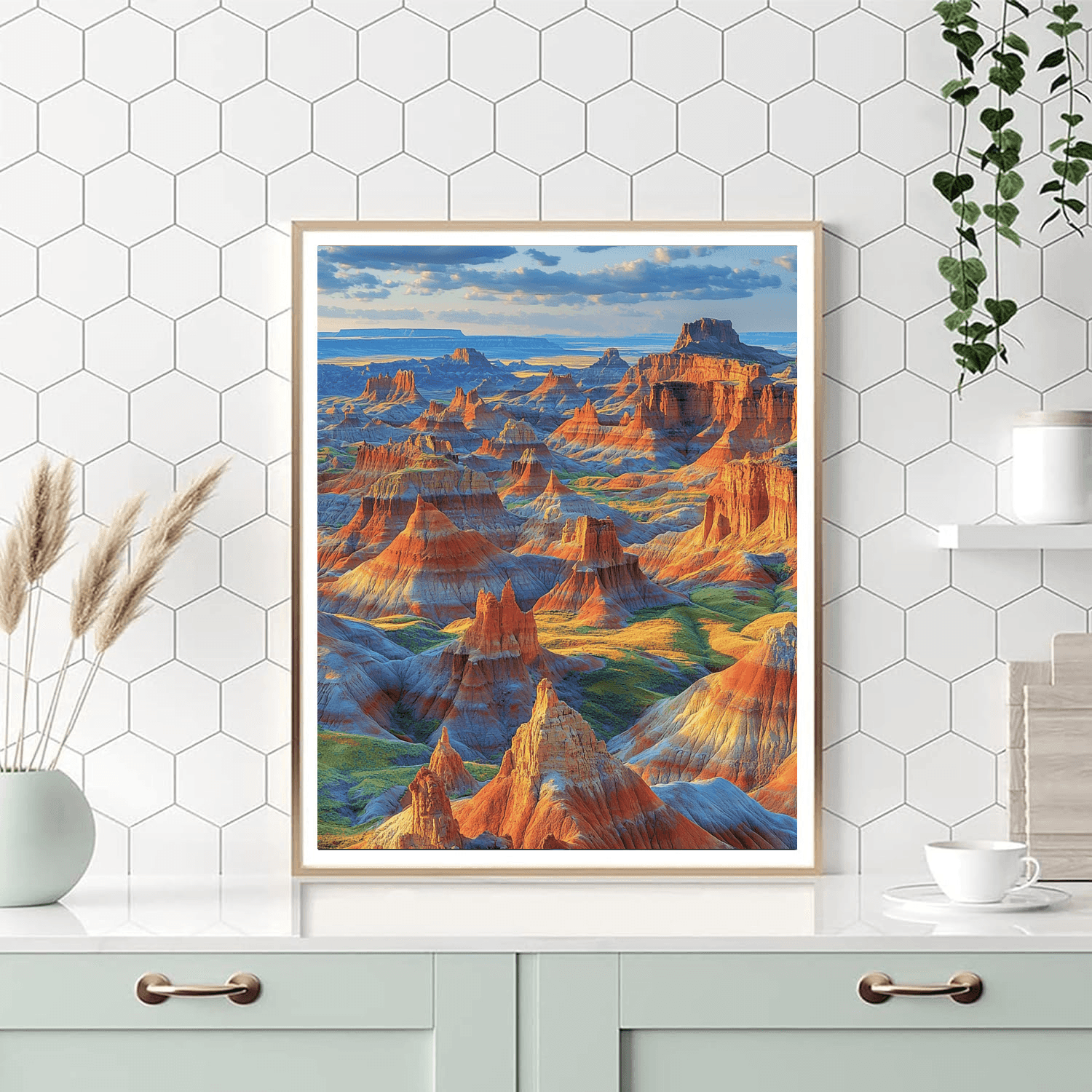 Badlands National Park - Usa Number Painting