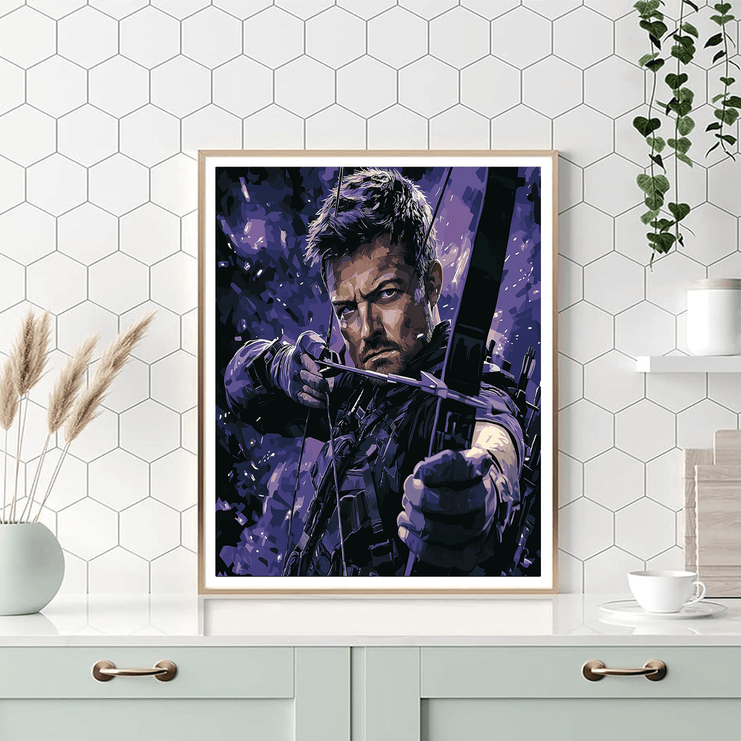 Jeremy Renner: Arching Toward Legacy With Hawkeye Painting Number Kit