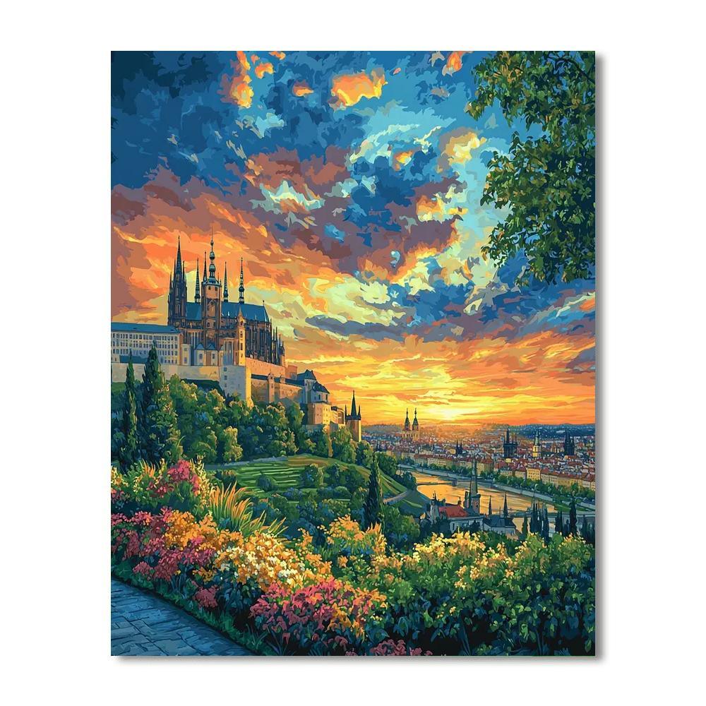 Prague Castle - Prague Numbered Painting Kits