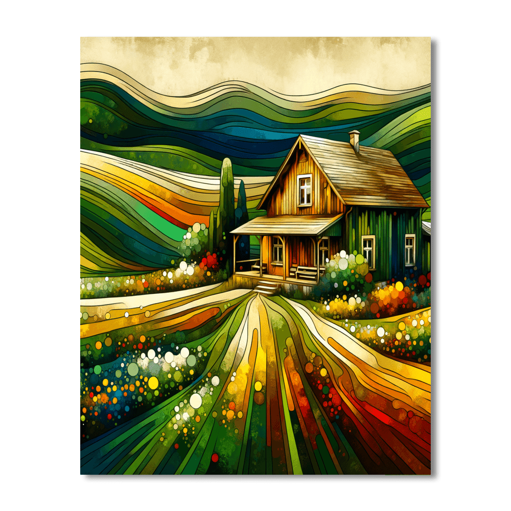 Charming Farmhouse Vibes Paint By Color