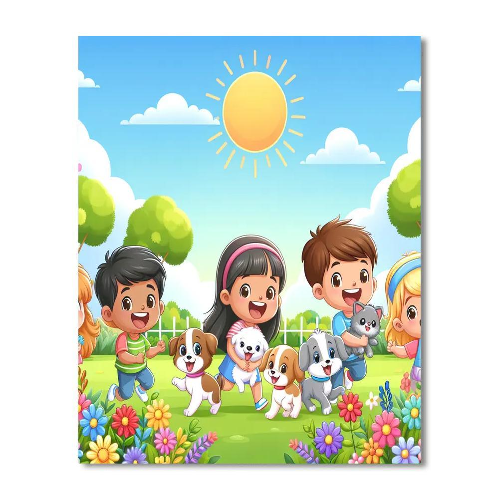 Animal Friendship Day Paint By Number