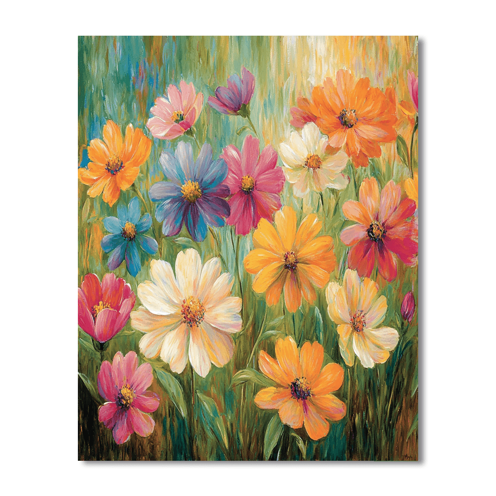 Pierre-Auguste Renoir Inspired The Joy Of Spring  Paint By Color