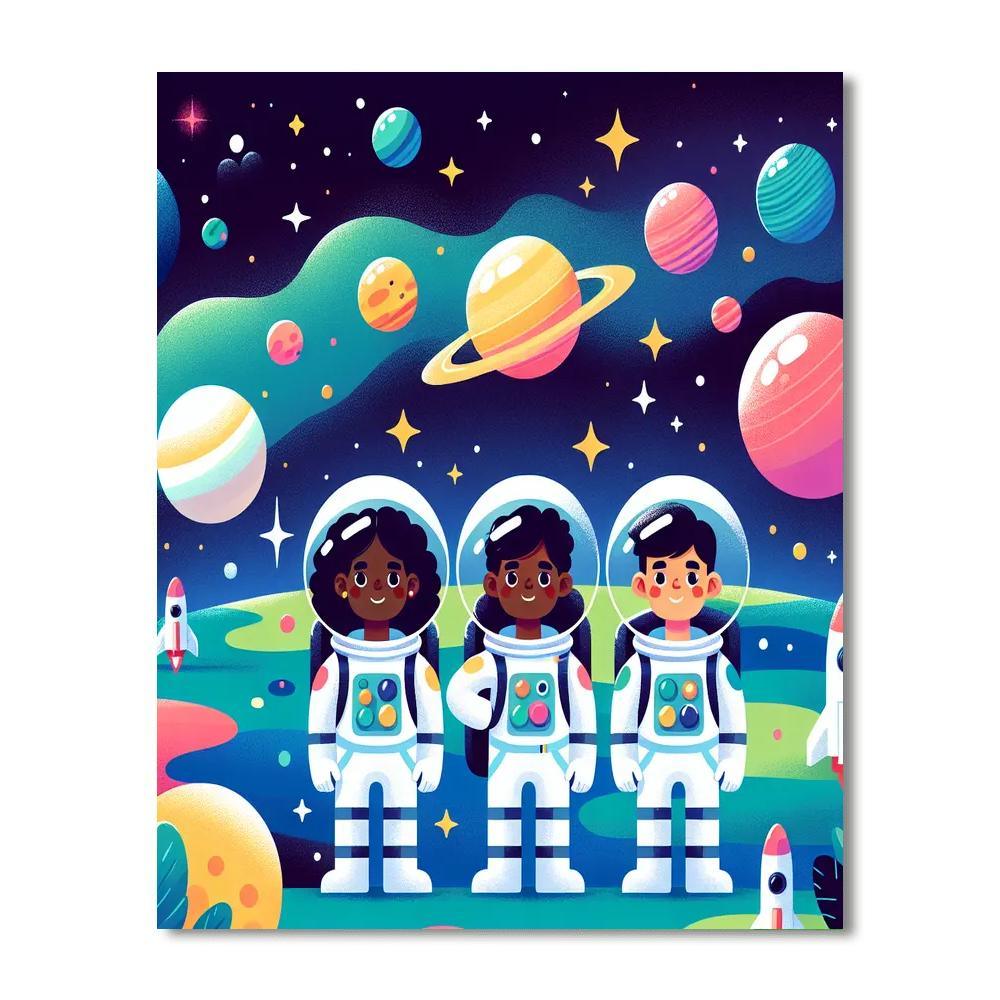 Galaxy Adventure Journey Paint By Number