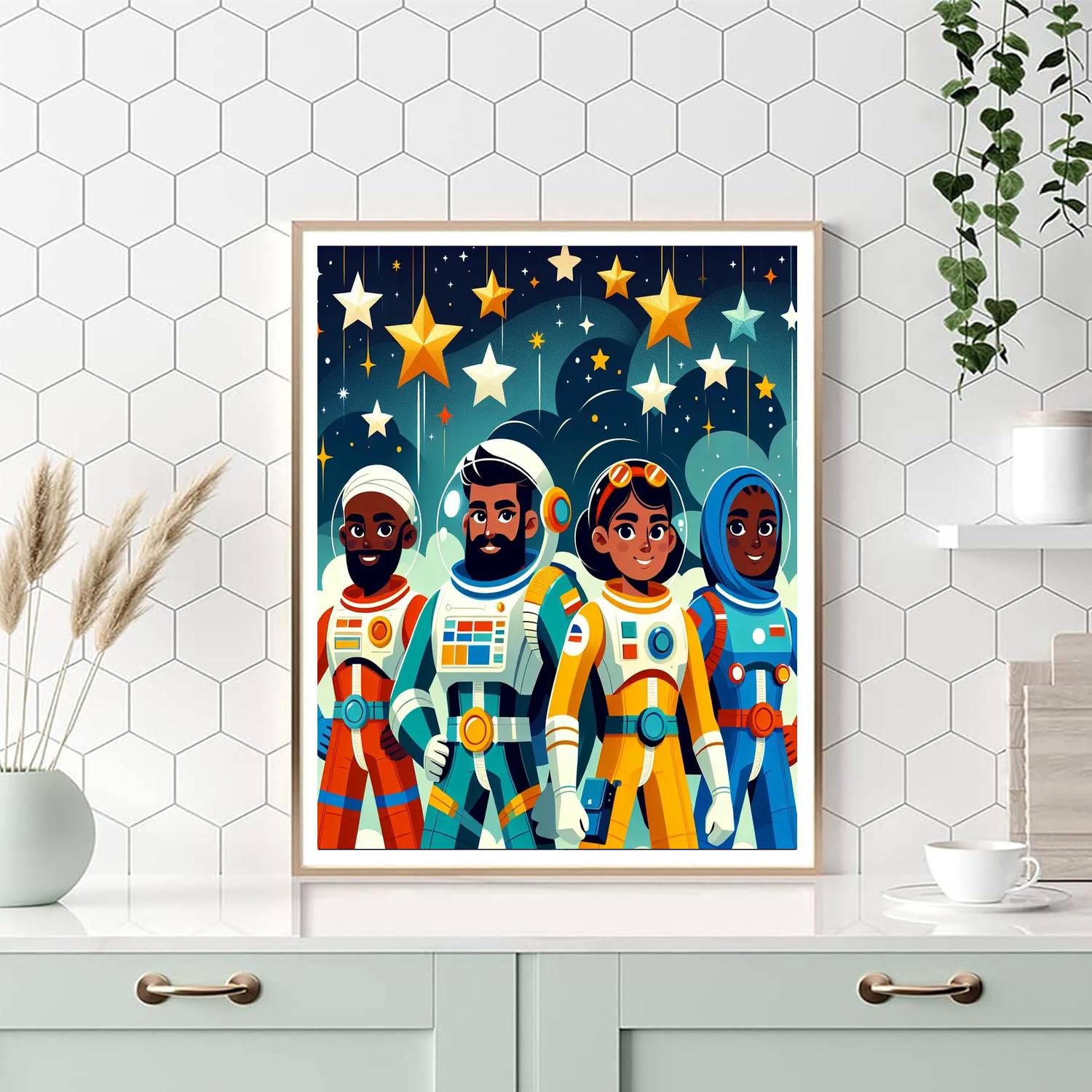 Intergalactic Heroes Numbered Painting Kits