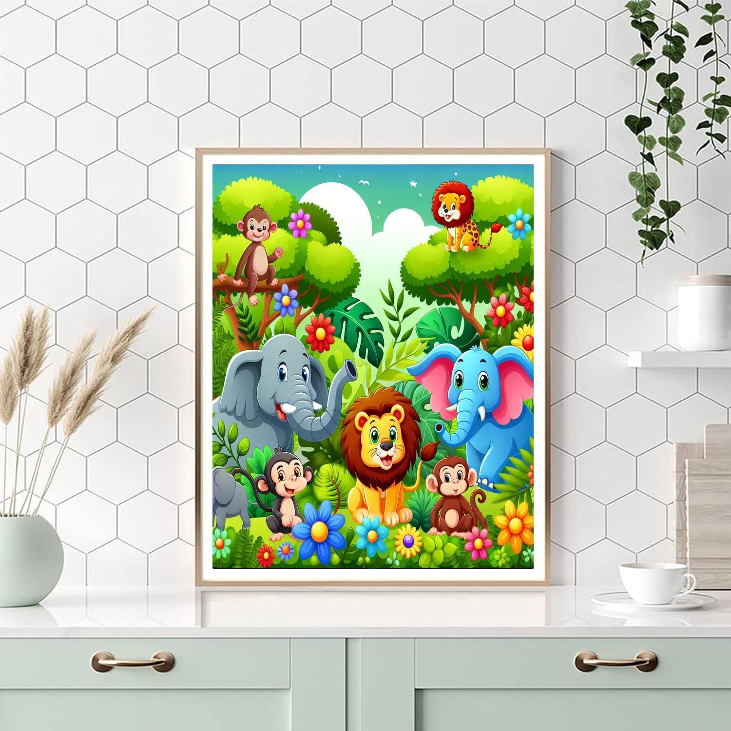 Safari Jungle Journey Paint By Number