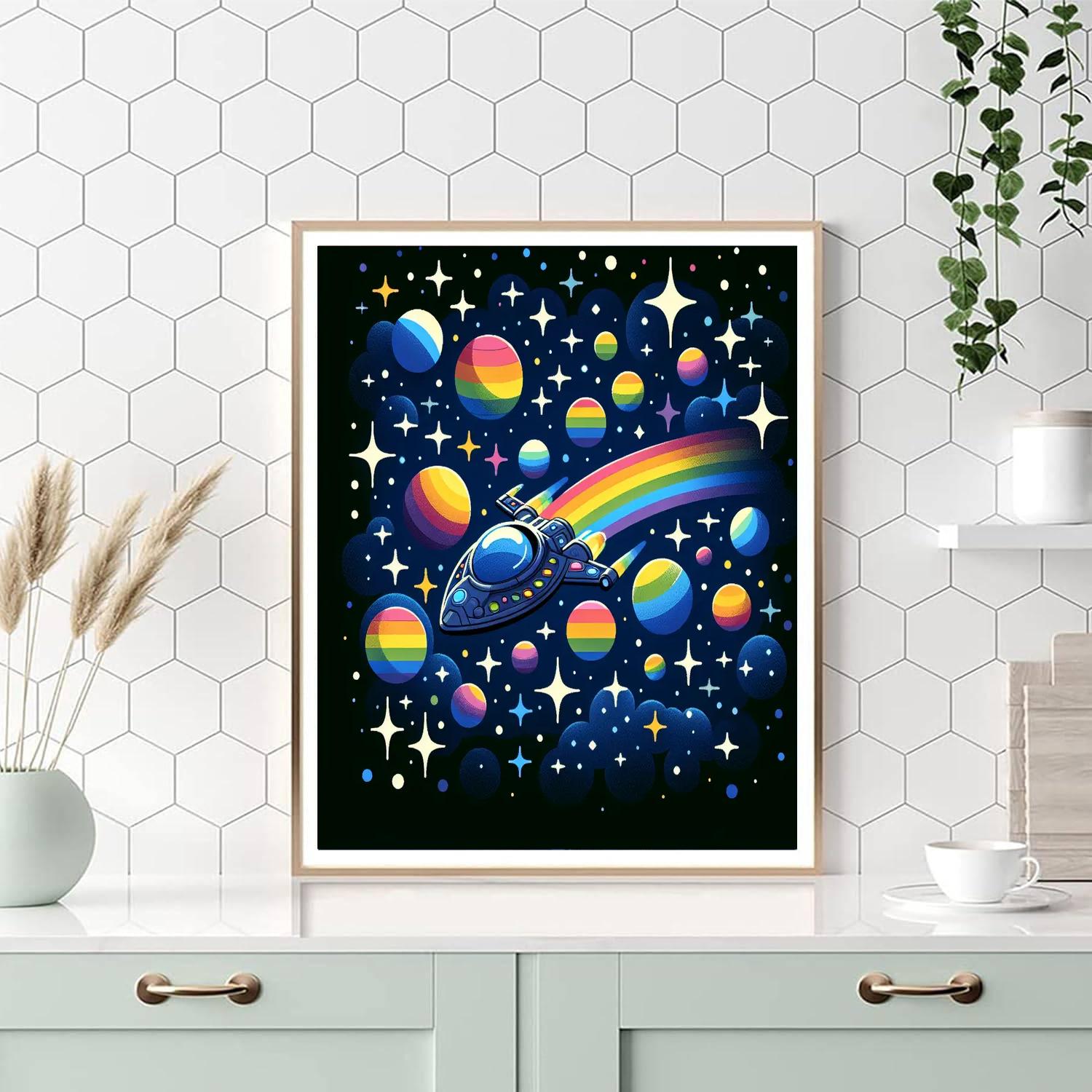 Starship Adventure Paint By Numbers Kits