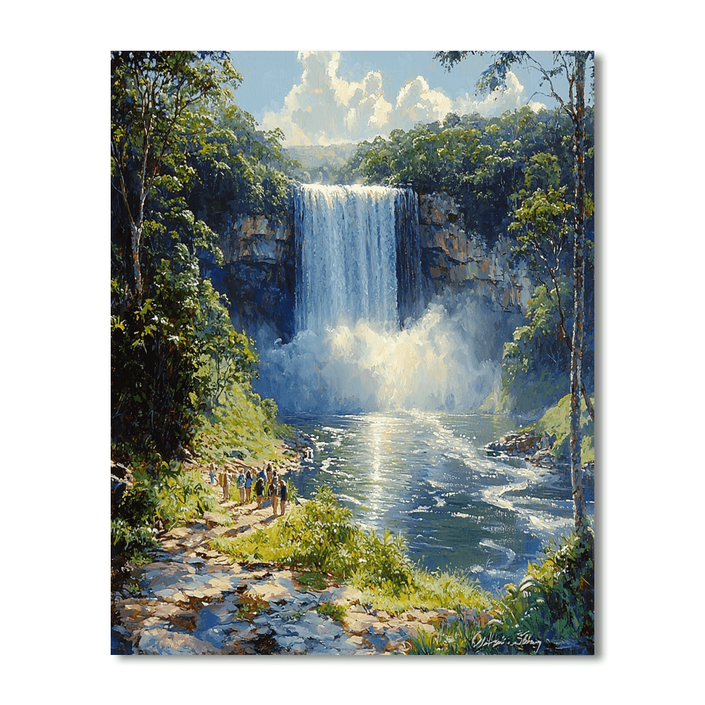 Angel Falls DIY Paint By Numbers
