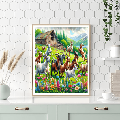 Giddy Goats Paint By Numbers