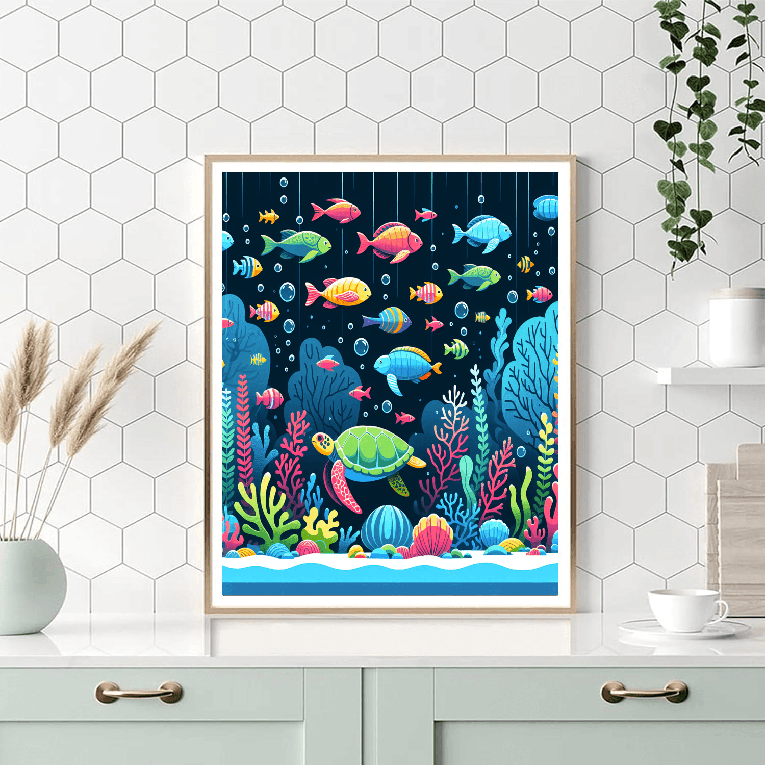 Marine Life Wonders Painting By Numbers Kit