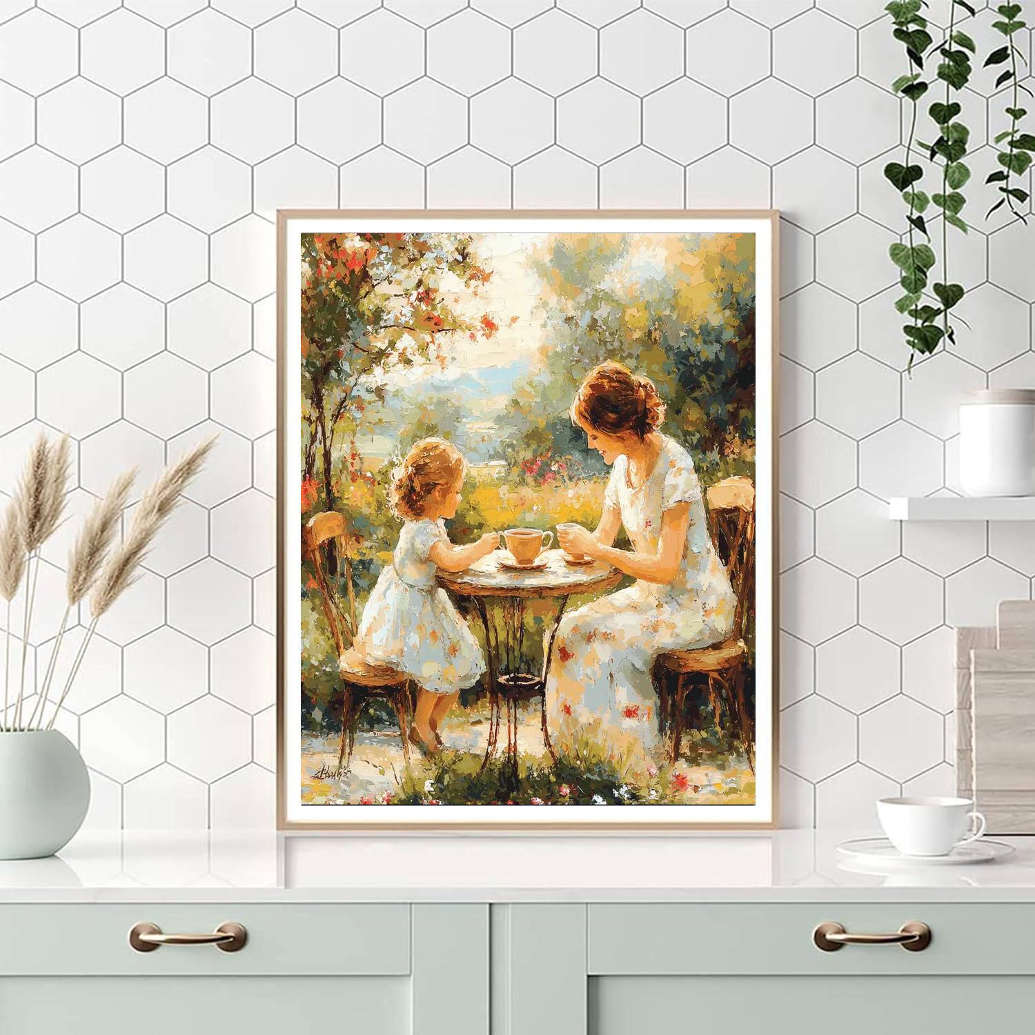 Tea Time Memories Paint By Numbers