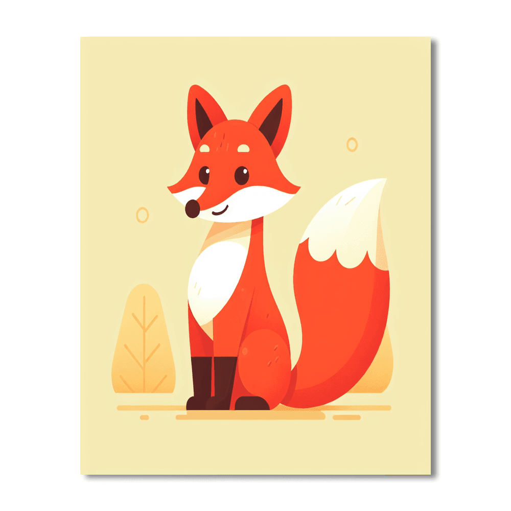 Vivid Vixen Number Painting