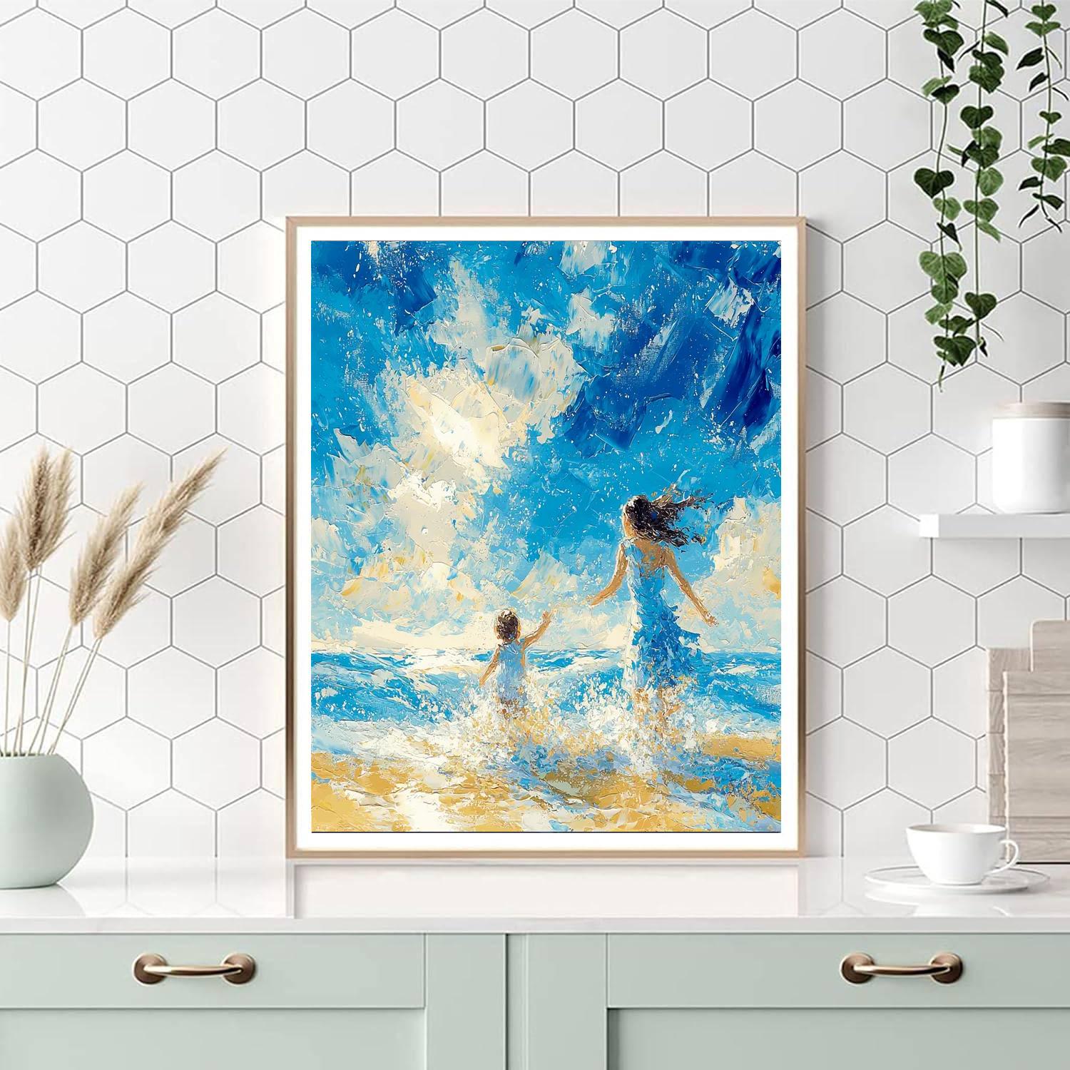 Waves Of Motherly Love Paint By Color