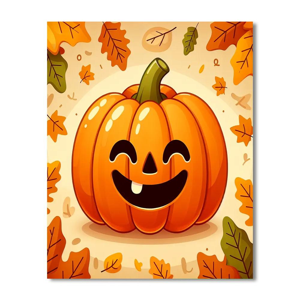Joyful Jack-o-lantern Numbered Painting Kits