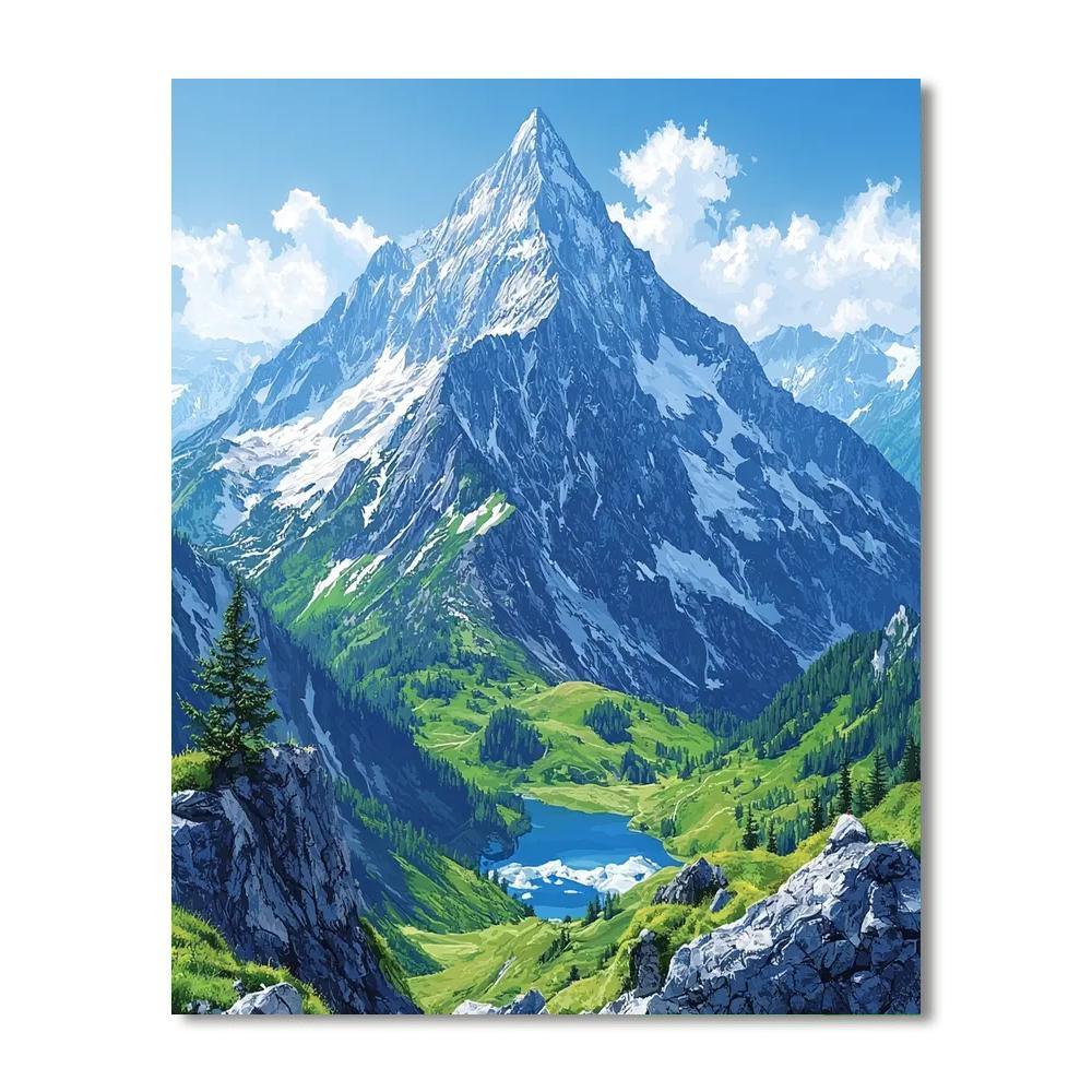 Fitz Roy Mountain - Argentina Numbered Painting Kits