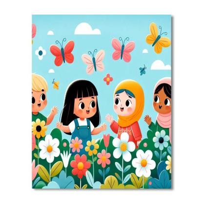 Fanciful Garden Celebration Paint By Numbers
