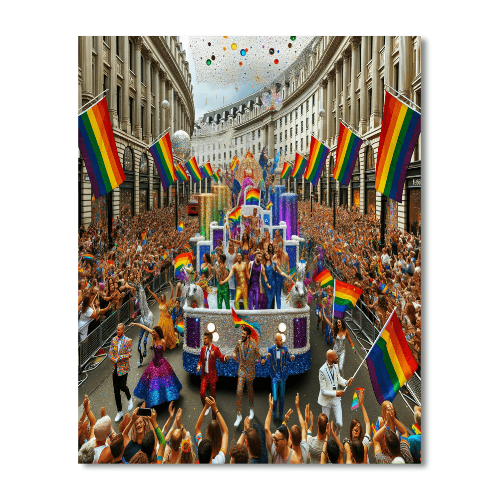 Sydney Gay And Lesbian Mardi Gras Number Painting