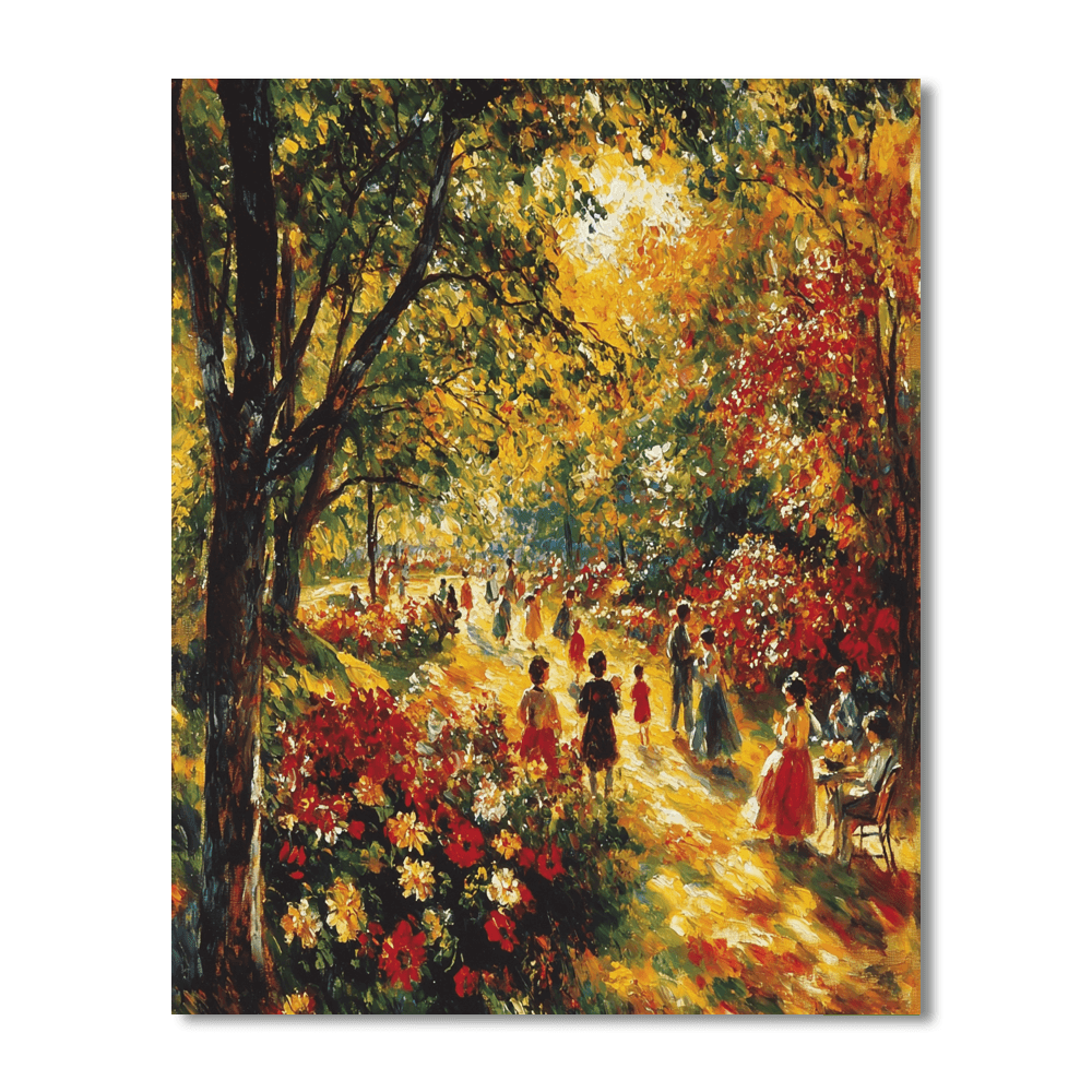 Pierre-Auguste Renoir Inspired Sunny Afternoon  Paint By Numbers