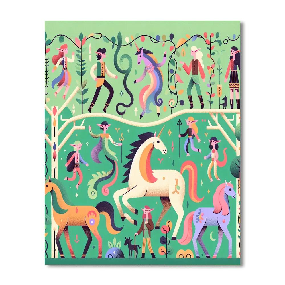 Mystic Forest Tales Painting By Numbers Kit