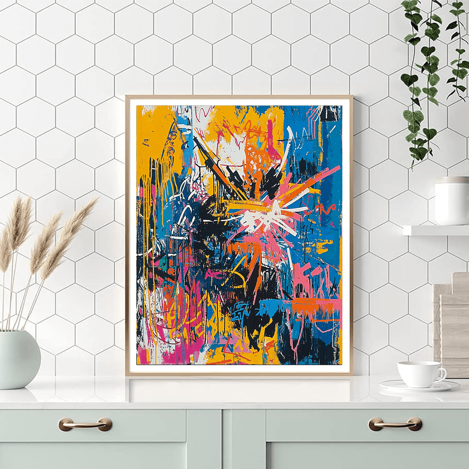 Jean-Michel Basquiat Inspired Basquiat's Urban Beats  Paint By Numbers Art