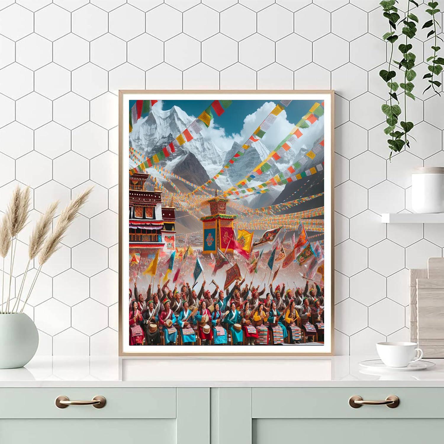 Tibet Festival - China Number Painting