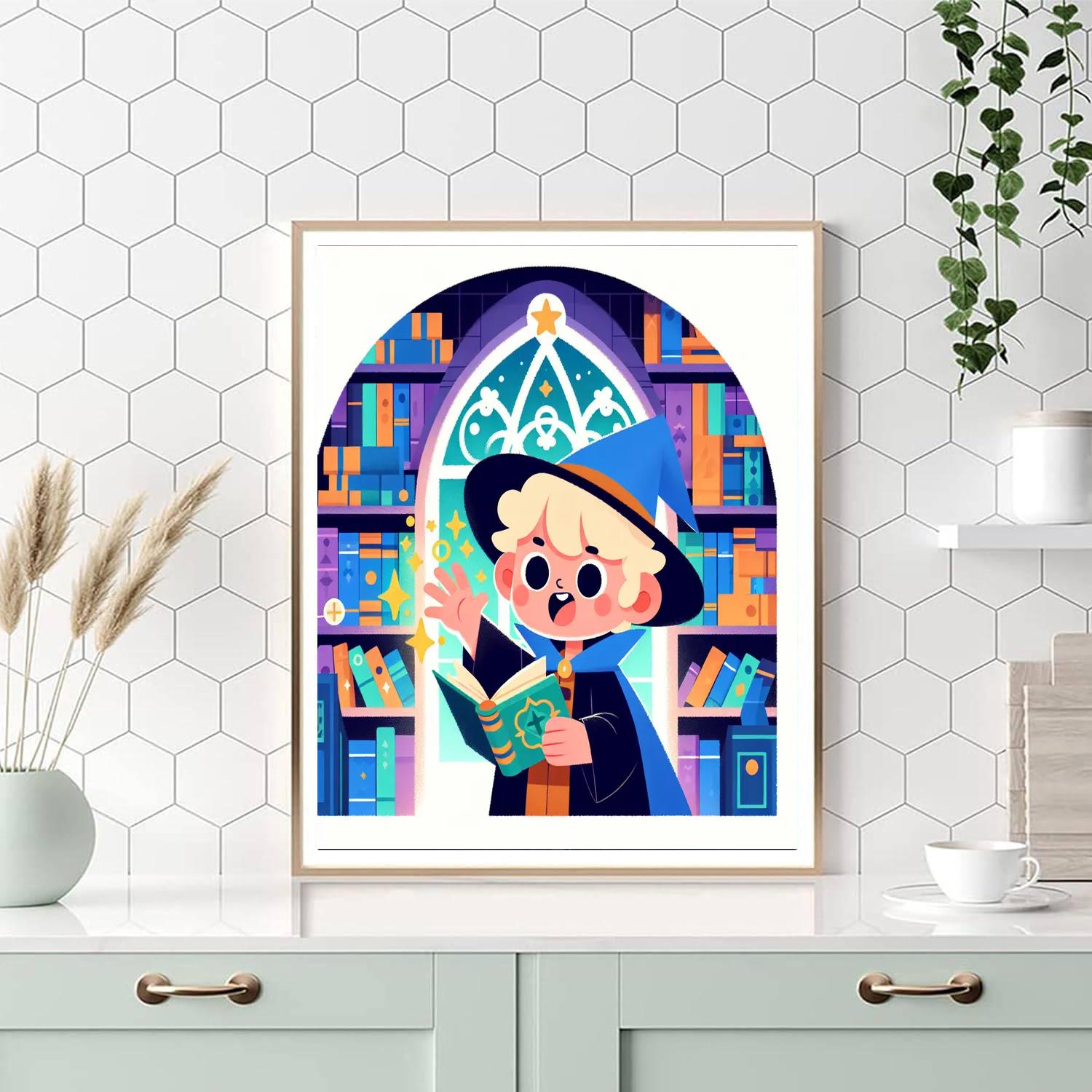 Wizard's Magical Academy Paint By Numbers Kits