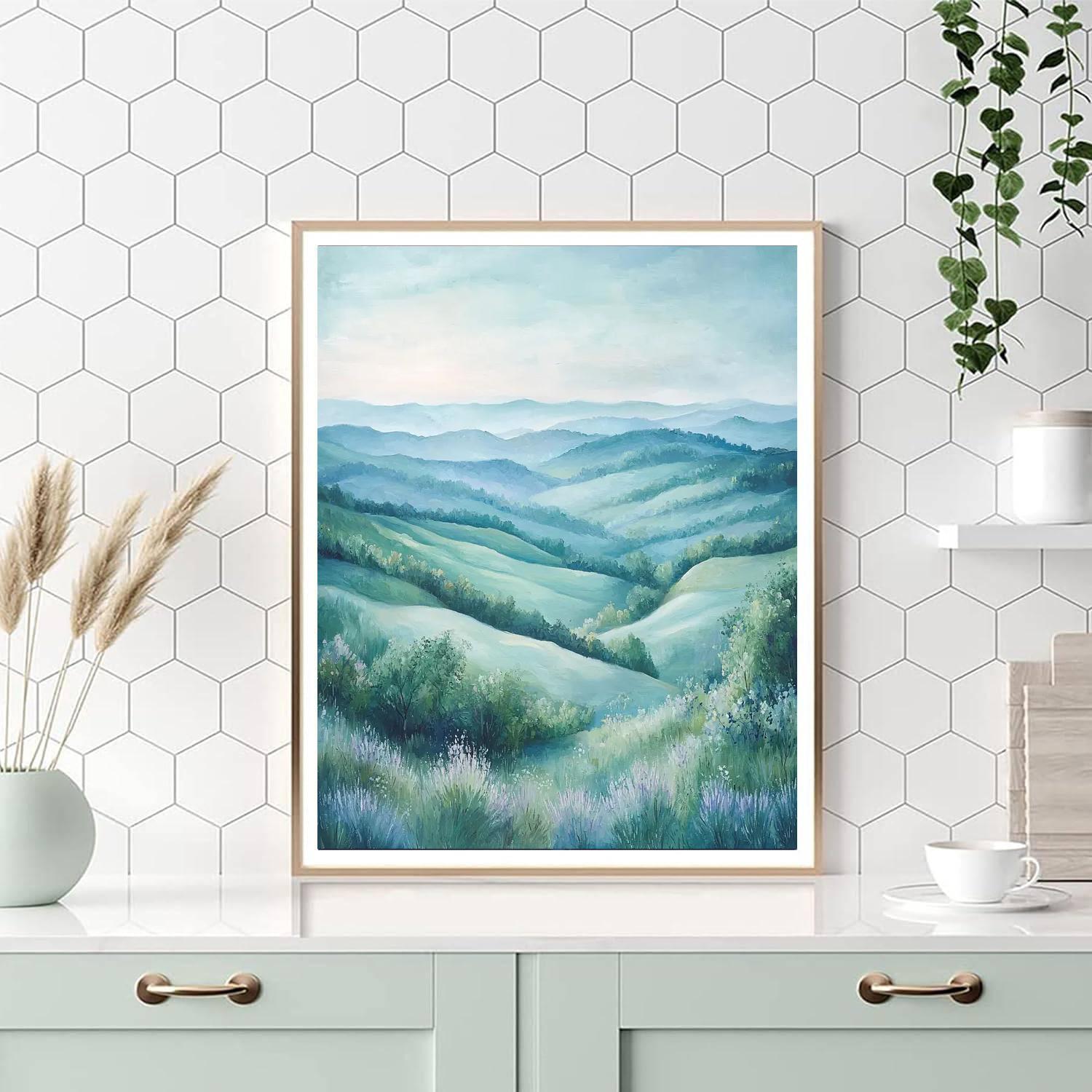 Paul Cézanne Inspired Dreamy Valleys  Paint By Numbers Kits