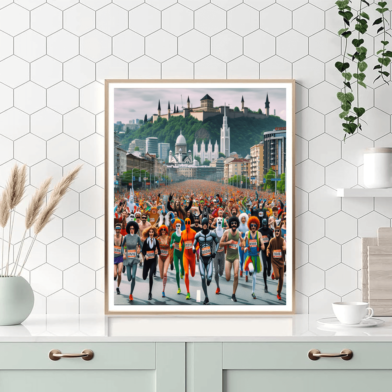 Bay To Breakers - Usa Number Painting