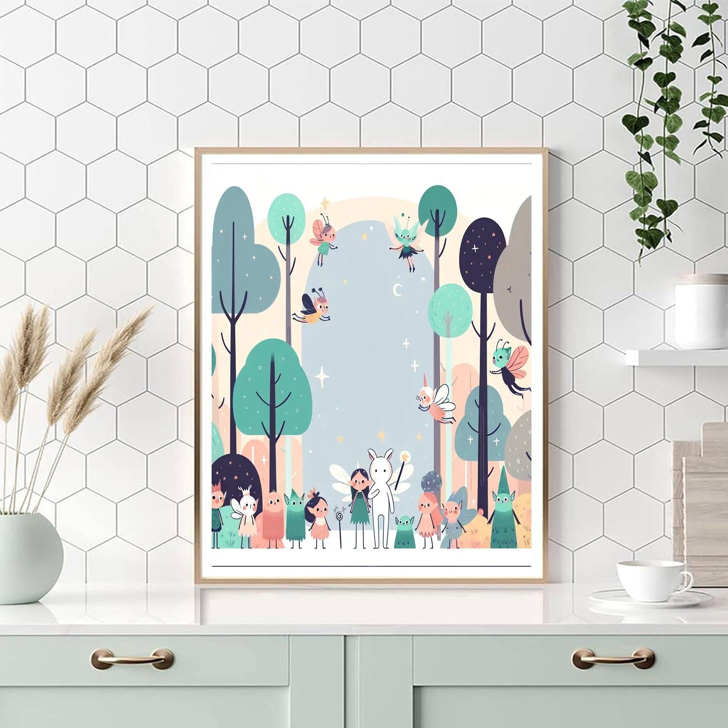 Fairy Tale Forest Escape Painting Number Kit